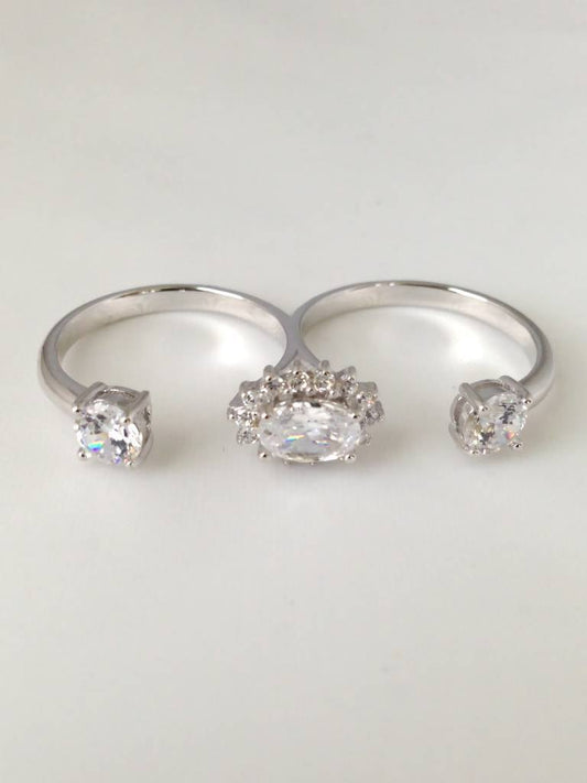 Z934R Double Finger Ring