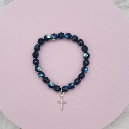 C1325BL Black W/Cross Final Sale