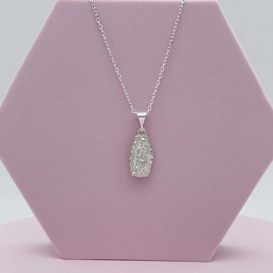 S819NL Virgin Mary Necklace 18"