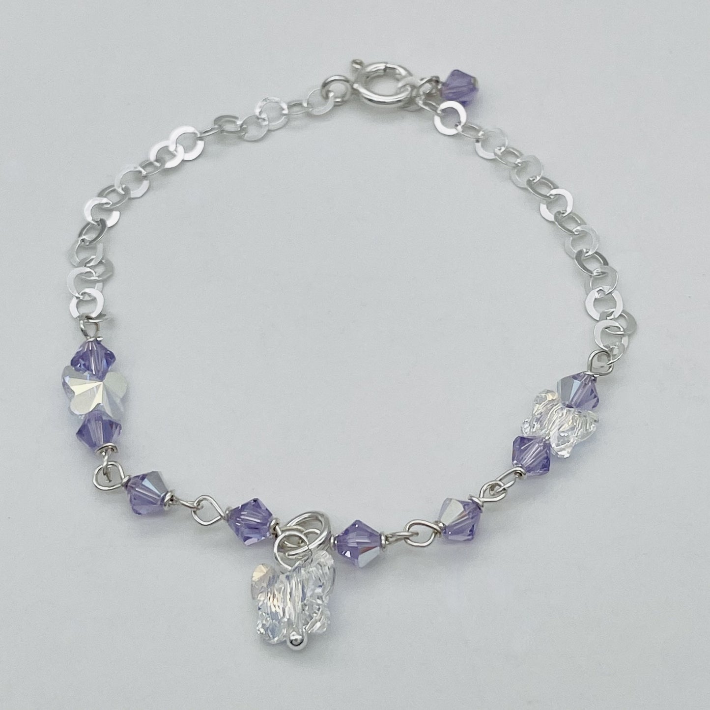 C1328SW Lilac Bracelet 7"
