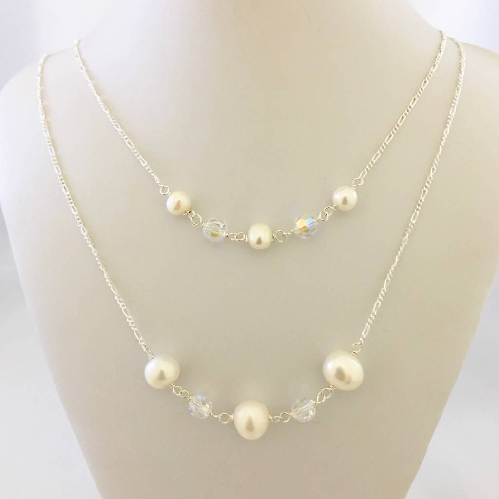 SH952NL Pearl Necklace 22"