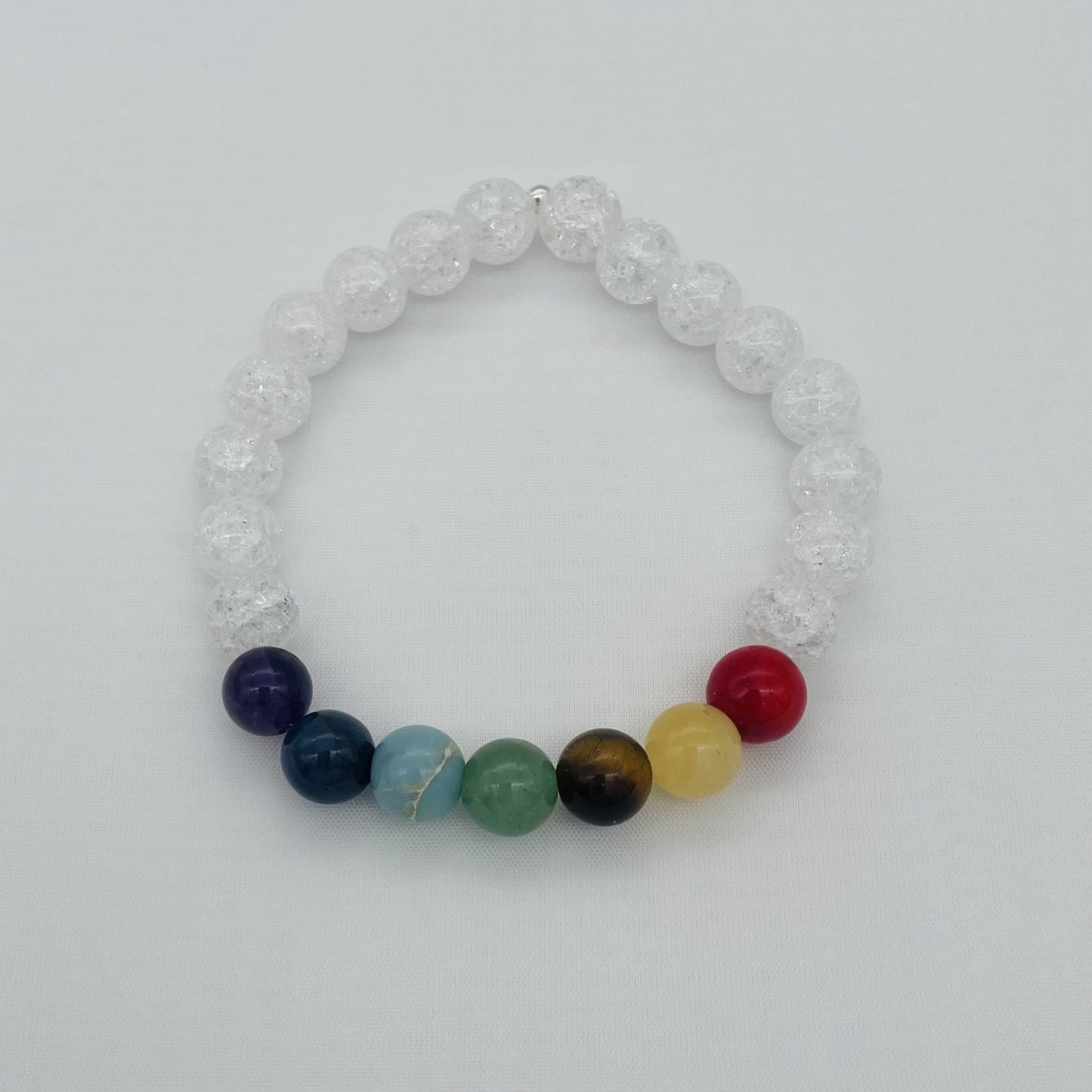ST1778BL Chakra Bracelet 8mmX7"