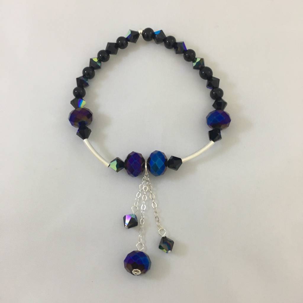 C1129 Bracelet Blue 7"