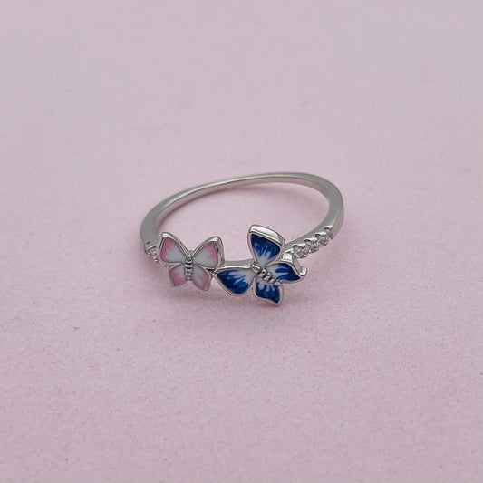 S1697 Butterflies Ring