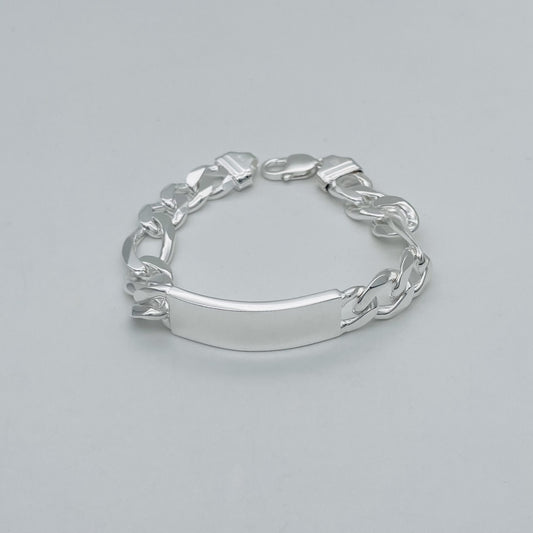 S1698BL Figaro ID Bracelet 13mm. X 9"