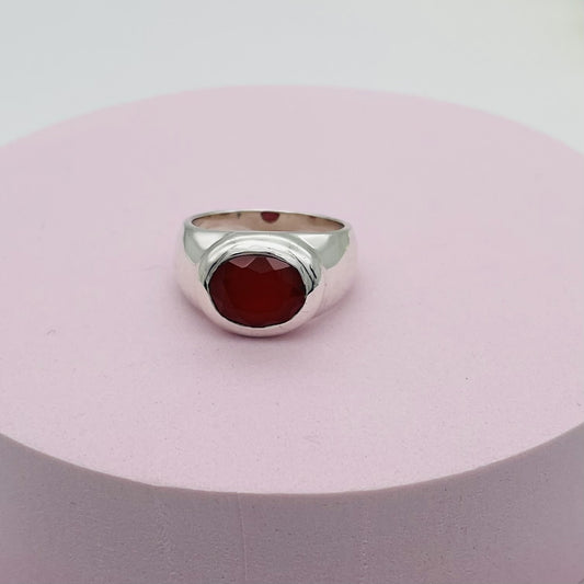 ST1646 Carnelian Ring # 8.5