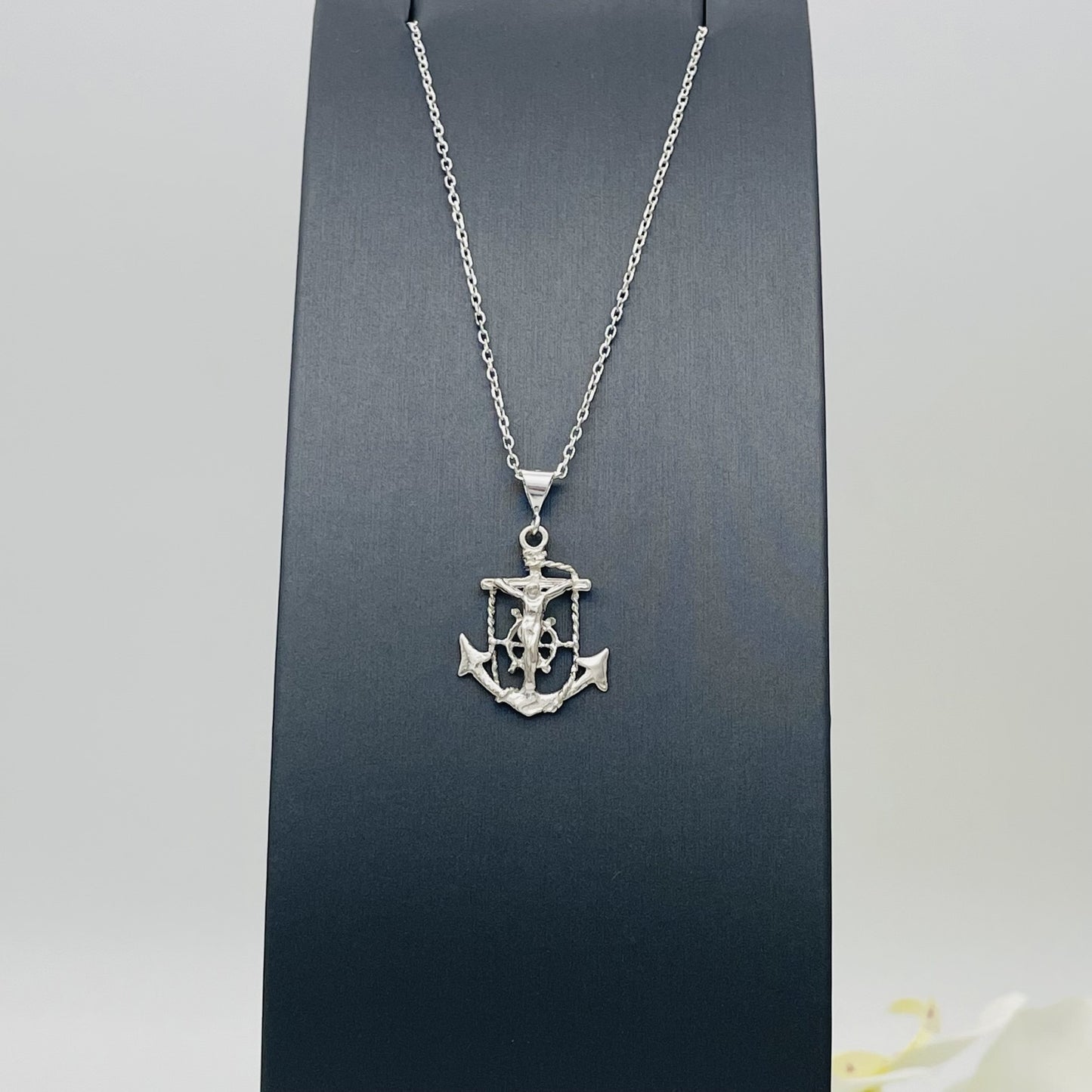 S1298NL Anchor Necklace 18"