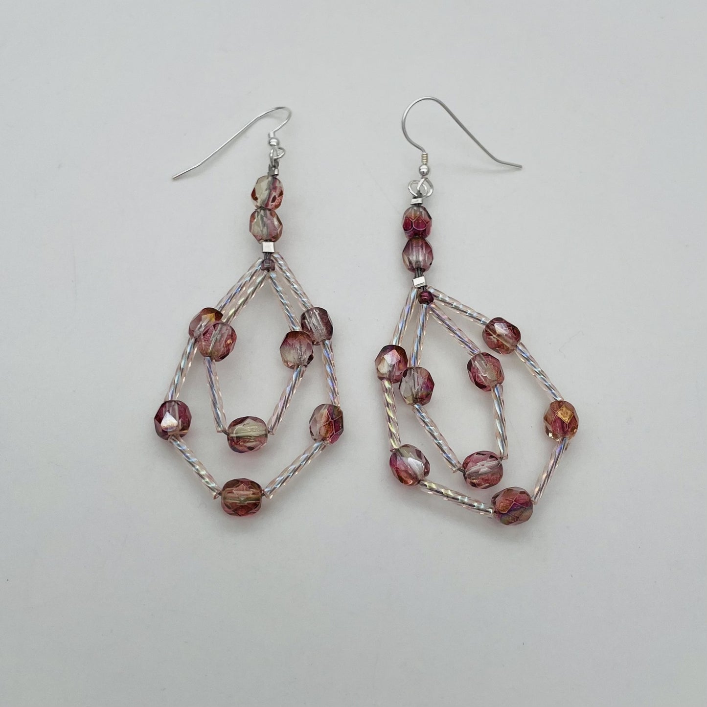 C1385ER Pink Earrings