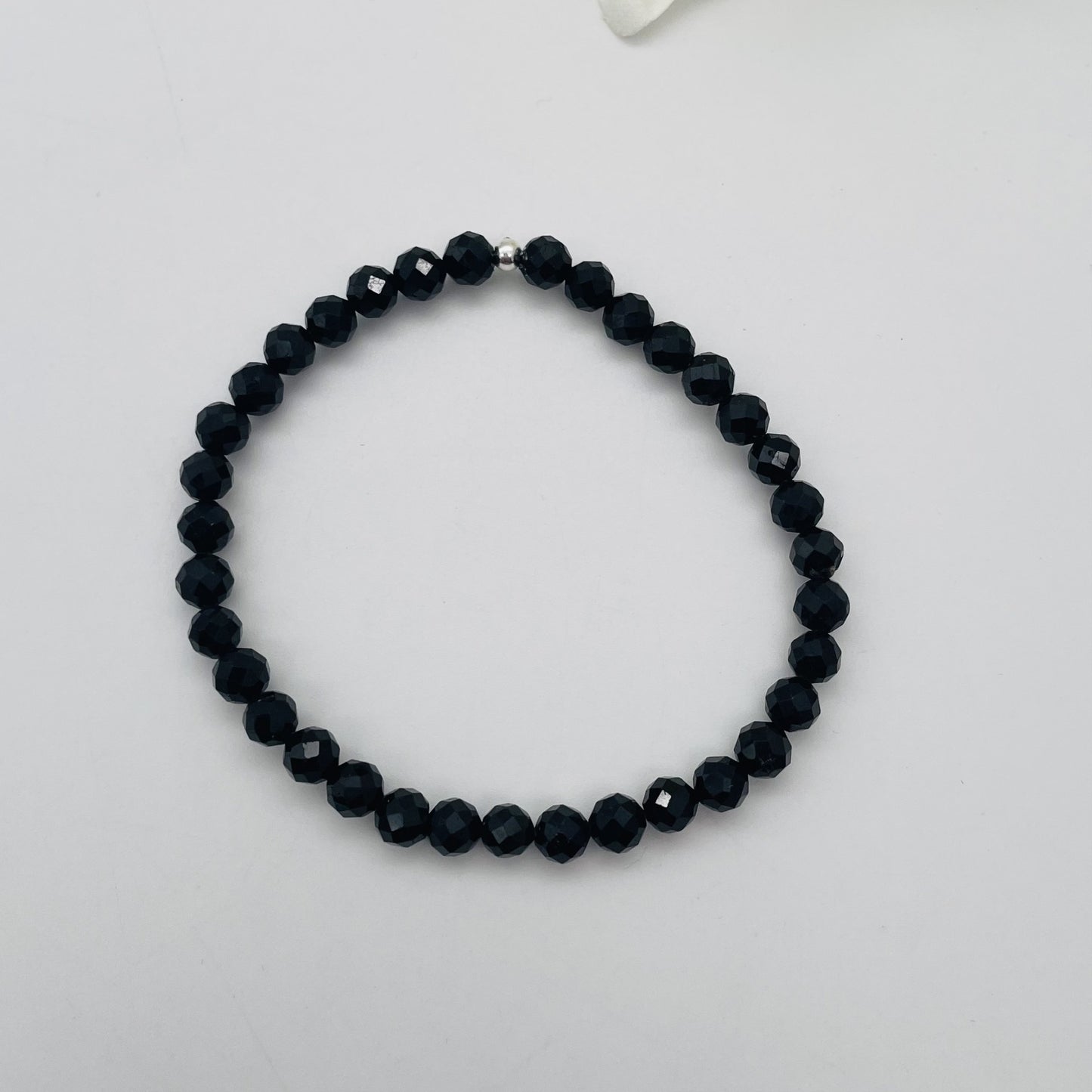 ST1844BL Black Tourmaline Bracelet 6"