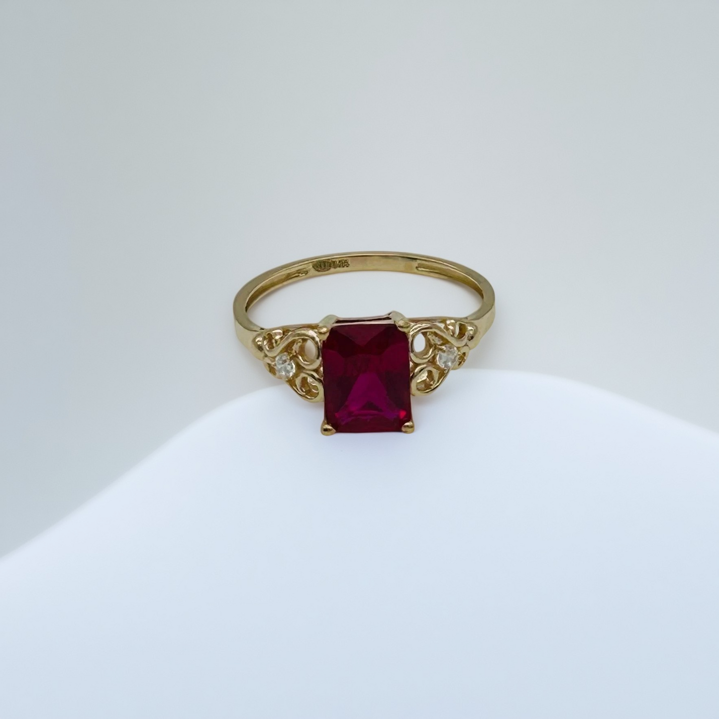 14KG483 Ruby Ring #7