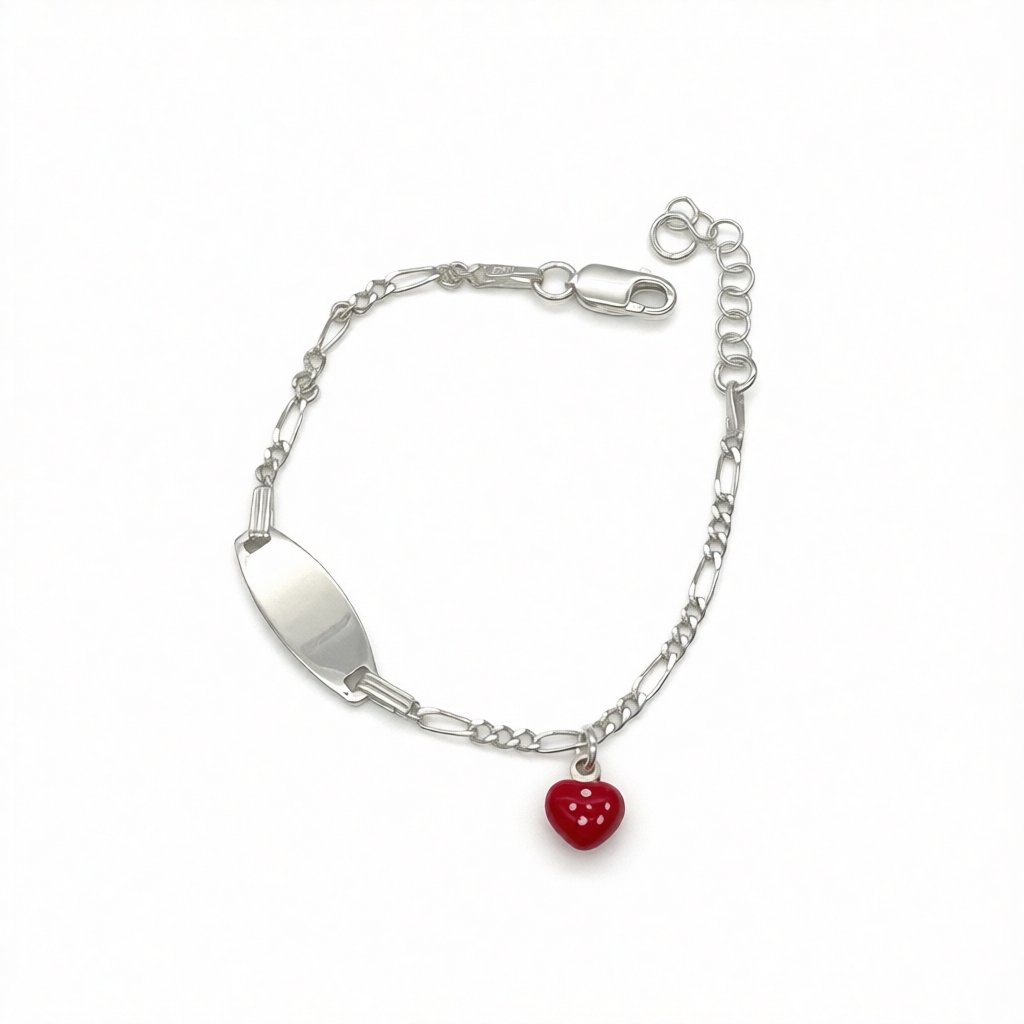 CH1008 Strawberry ID Bracelet 6"