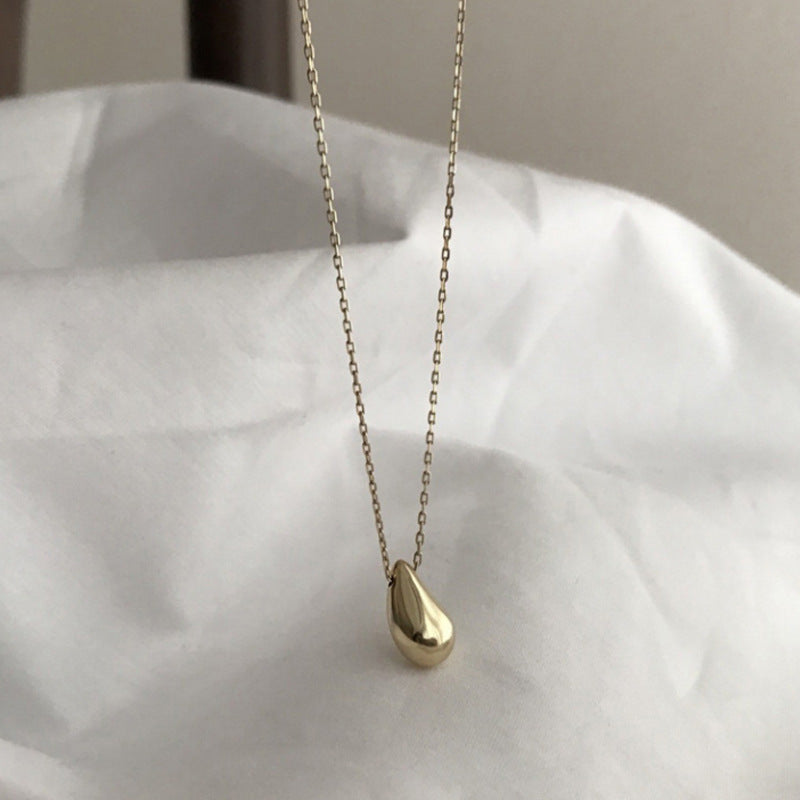 S1850 Gold Plated Drop Necklace 18"