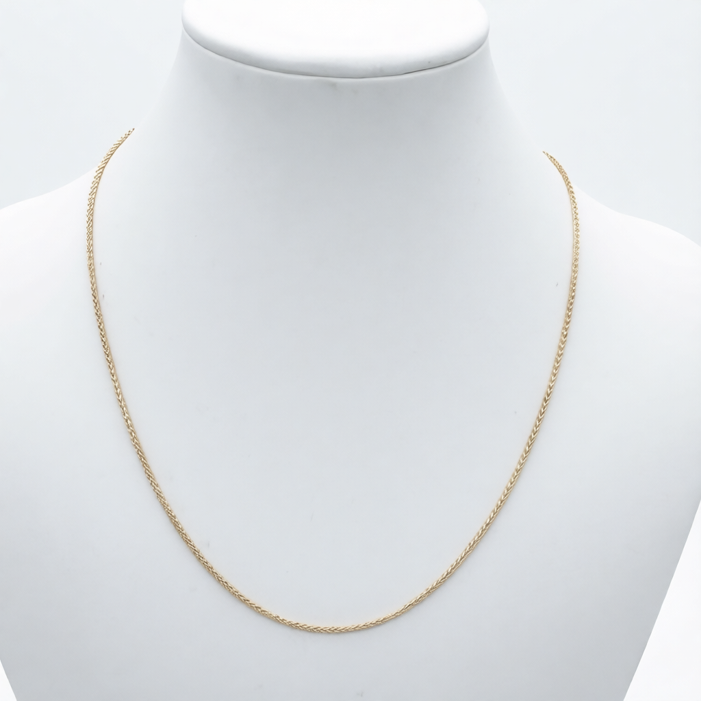 14KG496 Spiga Chain 1.4mm. X 16"