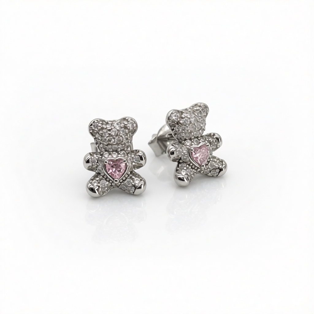 CH1005 Bear Earrings