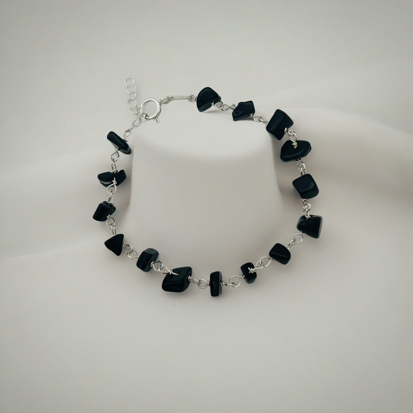 ST1933 Onyx Bracelet7.5"