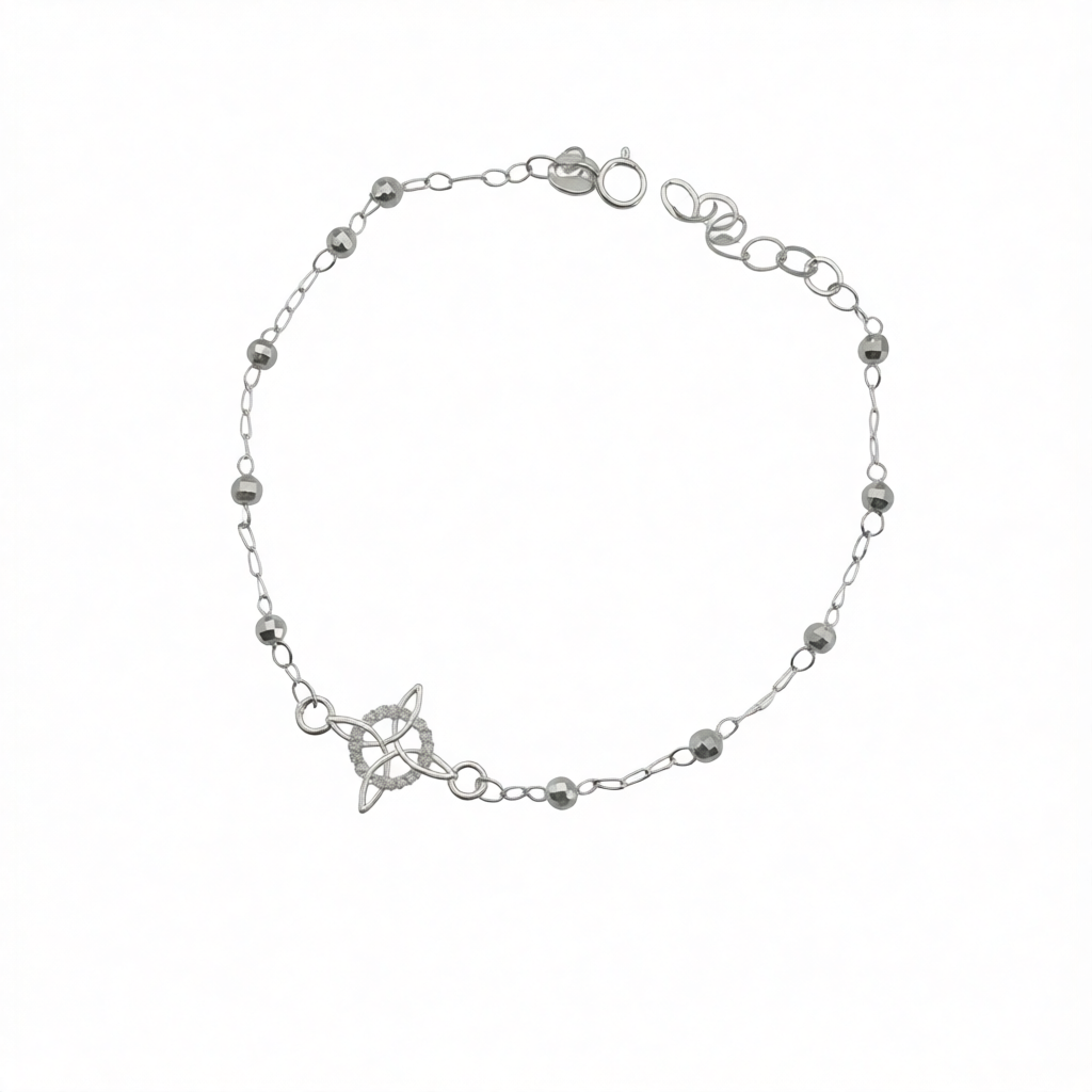 Z1947BL Witch's Knot Bracelet 8"