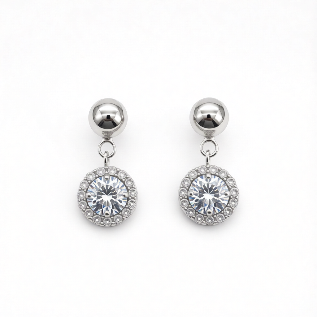 Z1931 Clear Fancy Earrings