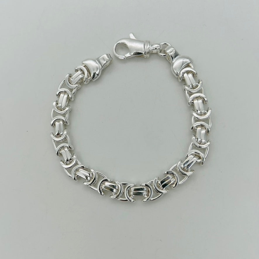 S1846BL Byzantine Bracelet 8mm. X 9"