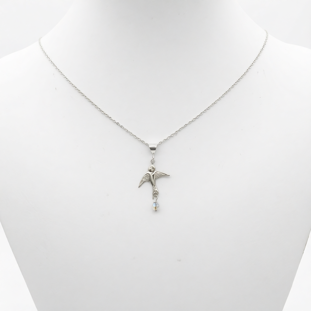 C1330 Bird Necklace 16"