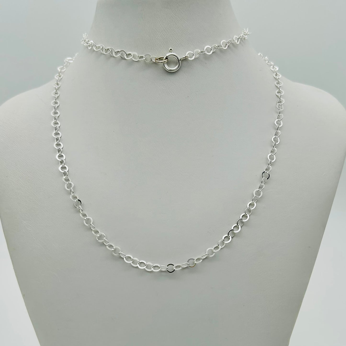 S1859CH Round Link Chain 3mm. X 22"