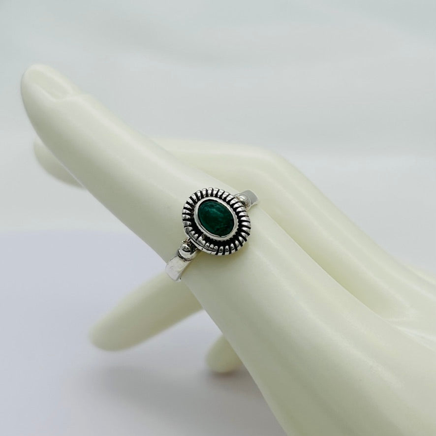ST1688R Green Aventurine Ring #7