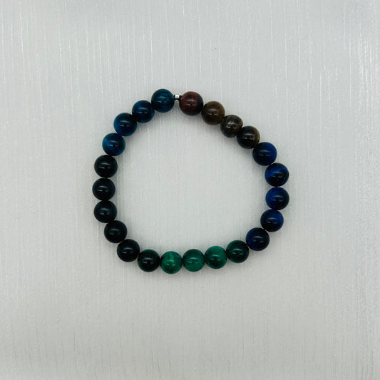 ST1934BL Tiger Eye Bracelet 7.5"
