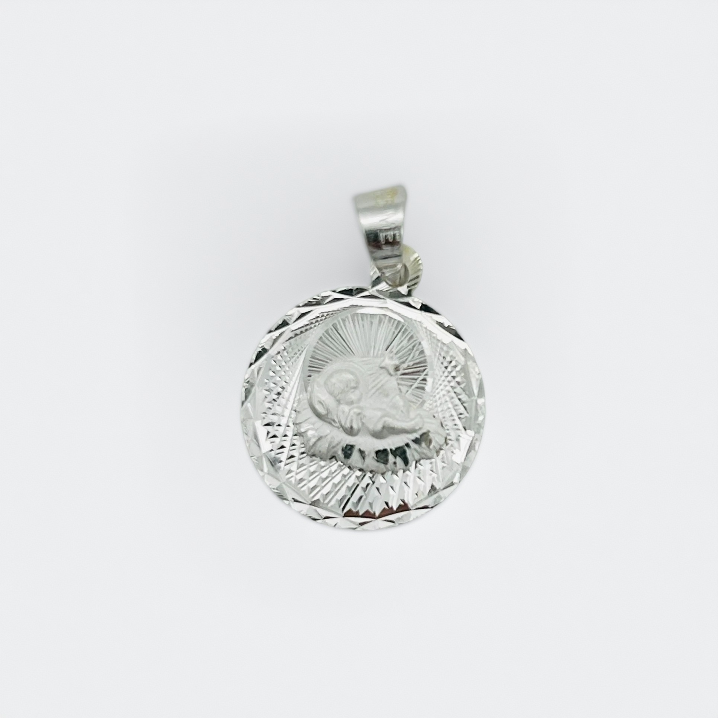 S1870P Baptism Pendant 24mm. x 16mm.