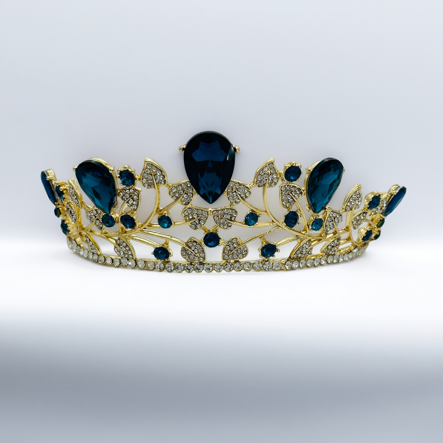 F462 Teal Blue Tiara
