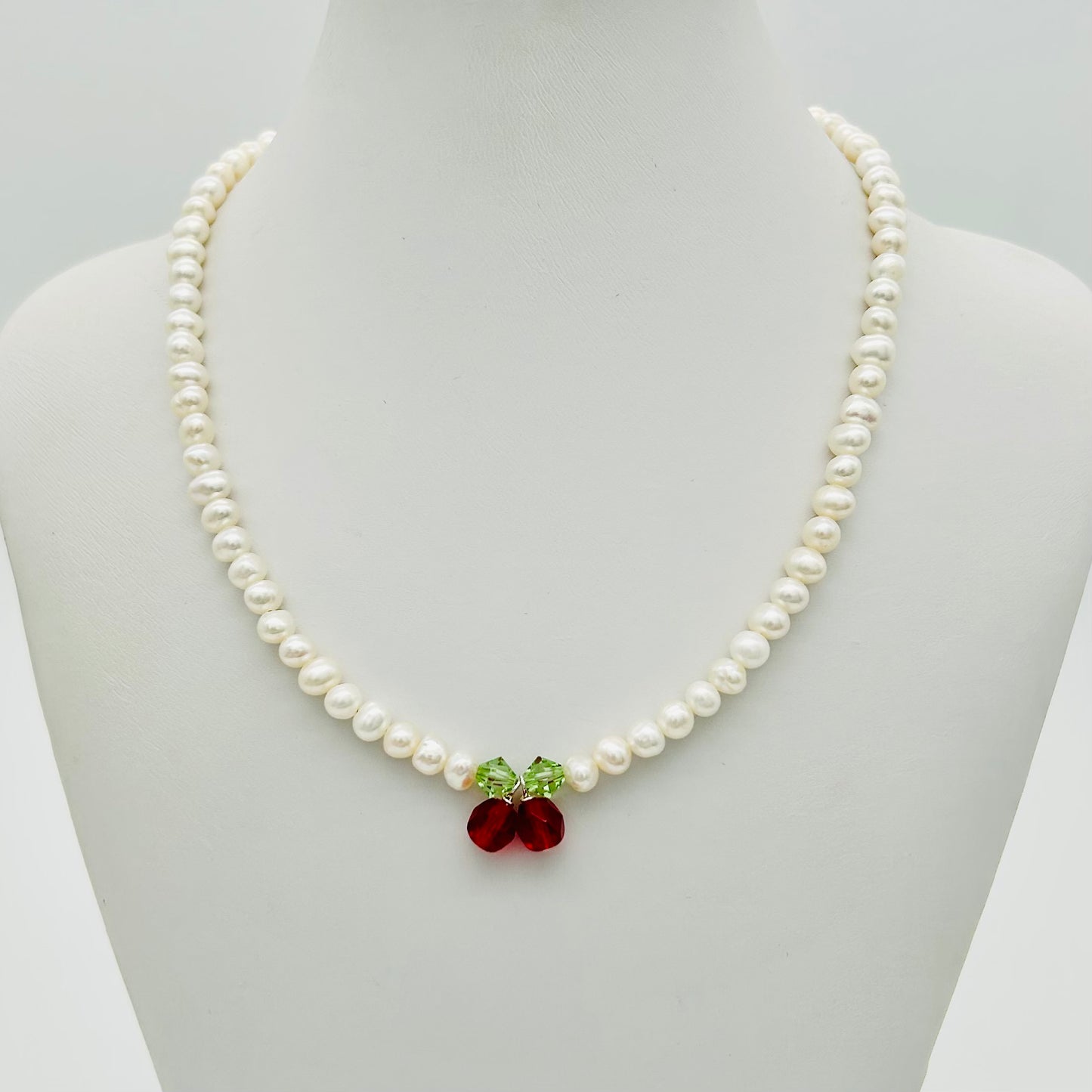 CH993 Cherry Necklace 15"