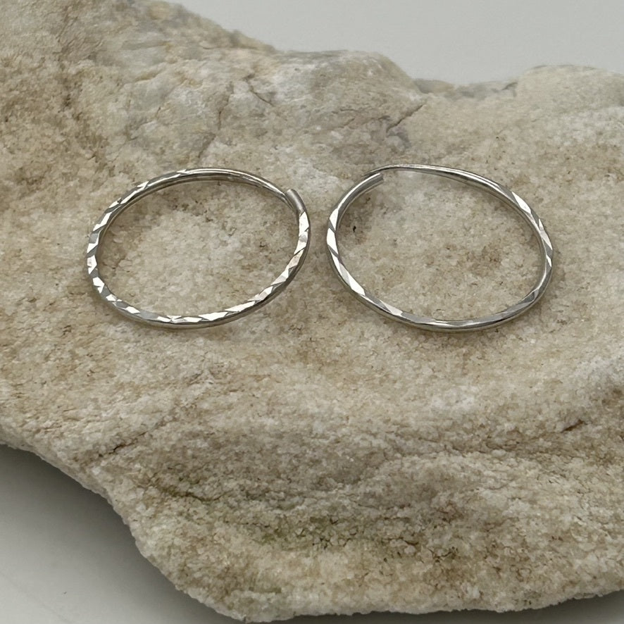S1800 Hoop Earrings 20mm.
