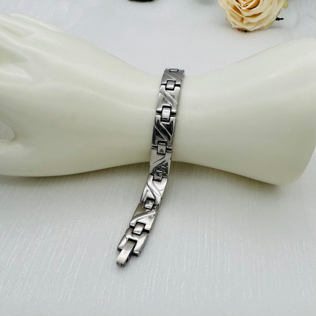 SS1526BL Bracelet With Germanium 10mm x 7"
