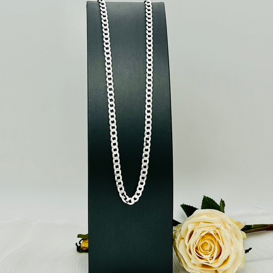 S1806CH Super Flat Curb Link Chain 6mm. X 24"