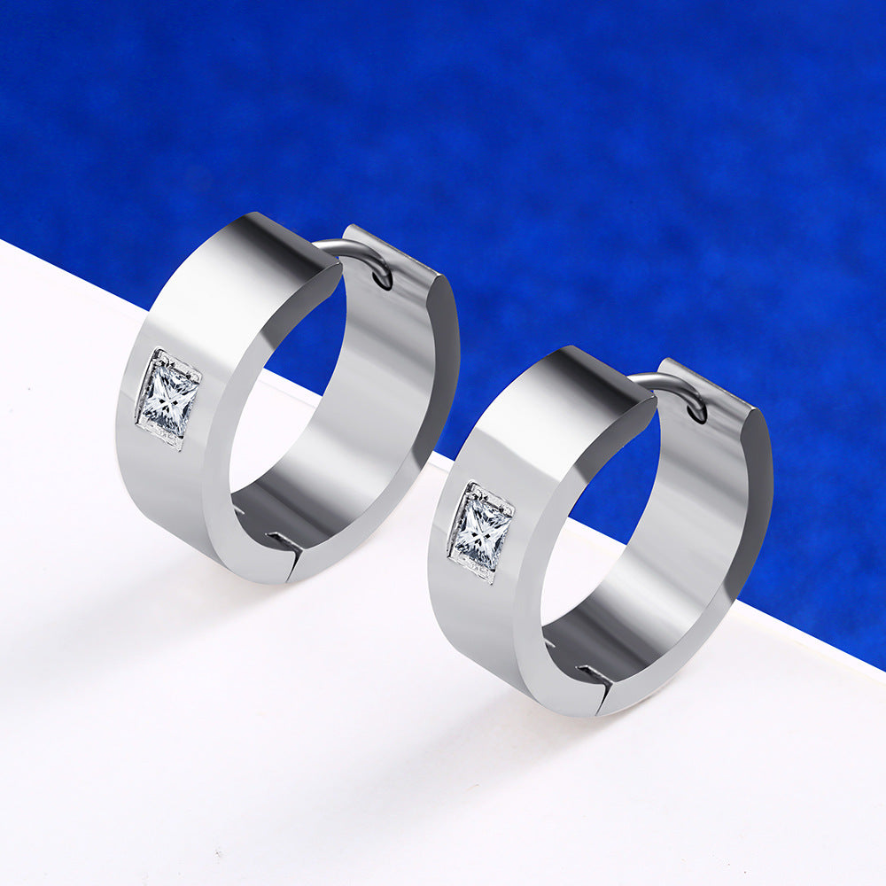 SS1453ER Huggie Earrings 20x7mm.