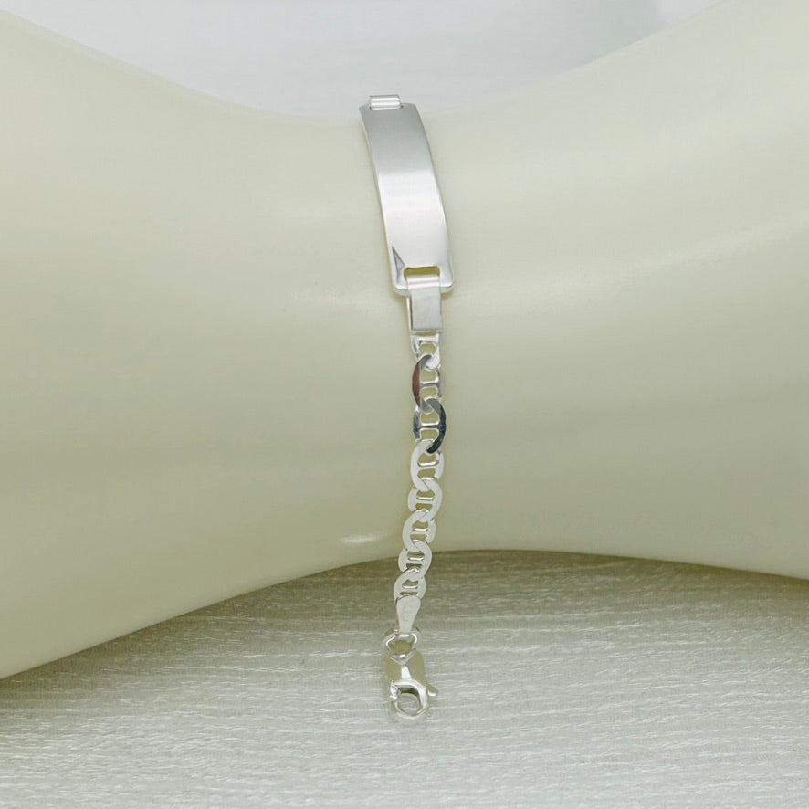 CH932BL Marina ID Bracelet 6mm. x 5"