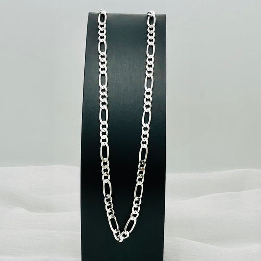 S728CH Figaro Chain 7mm. X 30"