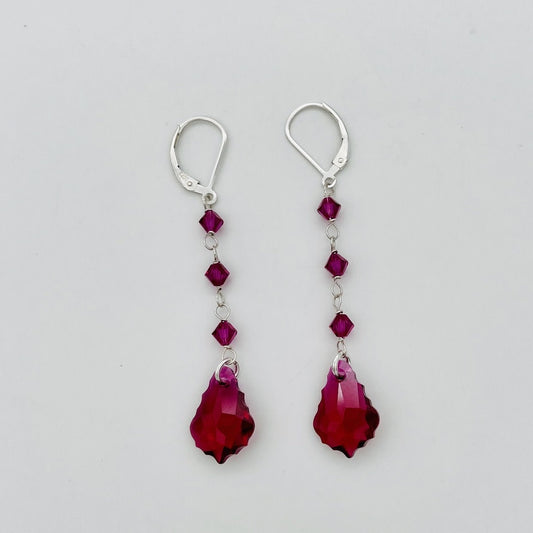 C1281SW Ruby Earrings