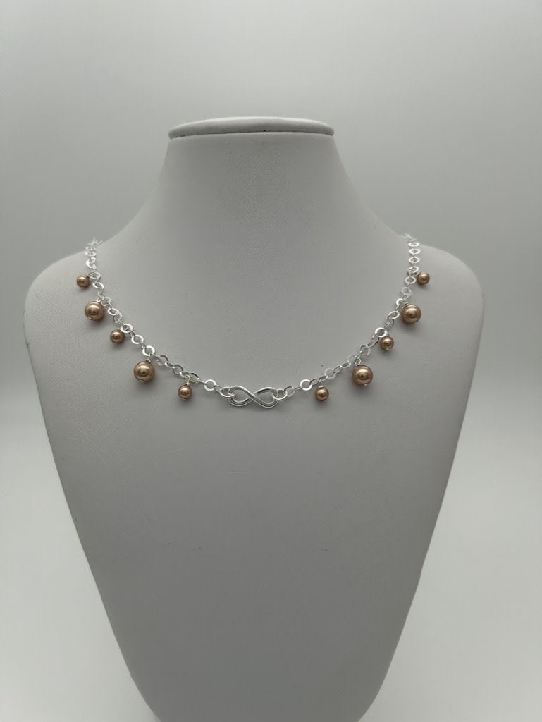 C1377NL  Infinity Necklace 18"
