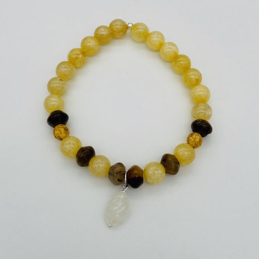 ST1325BL Citrine Bracelet 7"