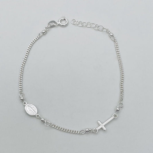 S1638BL Misterios Bracelet 8"