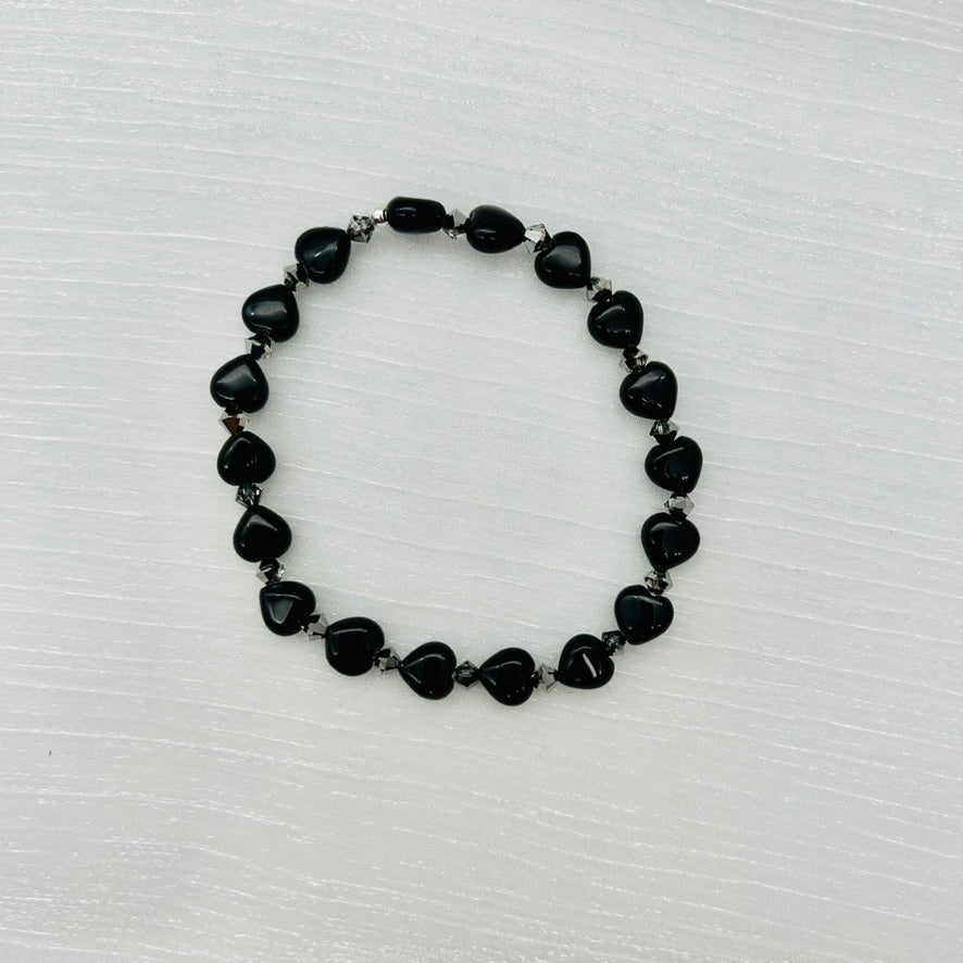 ST1326SW Onyx Bracelet 8"