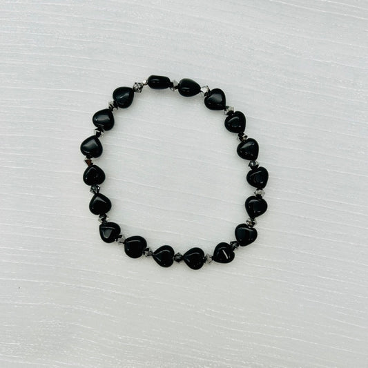 ST1326SW Onyx Bracelet 8"