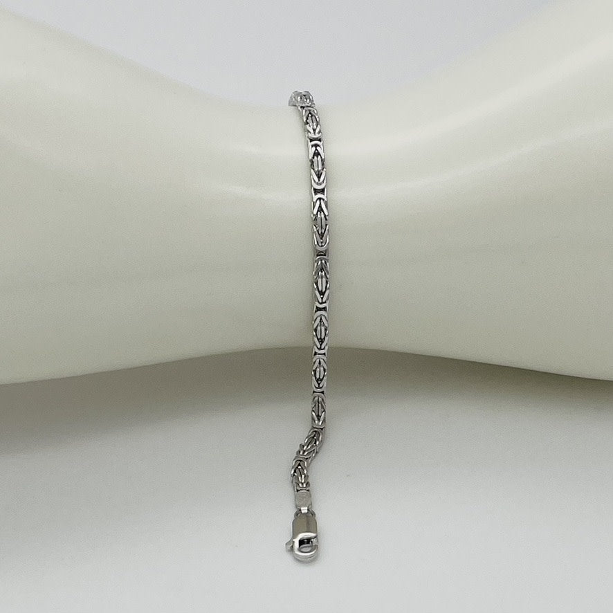 S1737 Byzantine Bracelet 3mm. X 7"