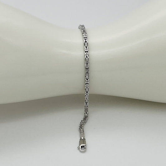 S1737 Byzantine Bracelet 3mm. X 7"