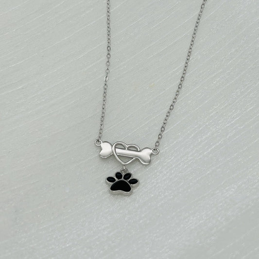 S1766 Dog Lover's Necklace 18"
