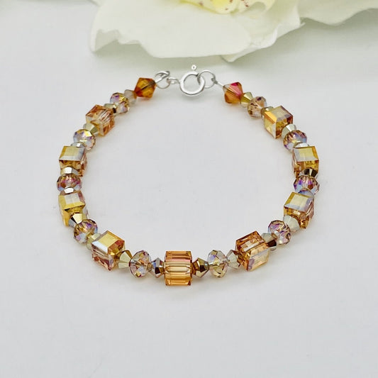 C1298SW Amber Bracelet 7.5"