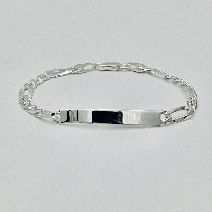 S1732BL Super Flat ID Bracelet 5mm. X 7"