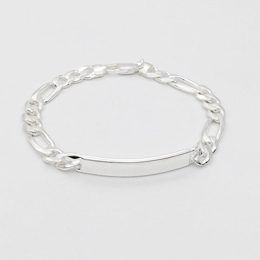 S1484 Figaro ID Bracelet 8.4mm. X 9"