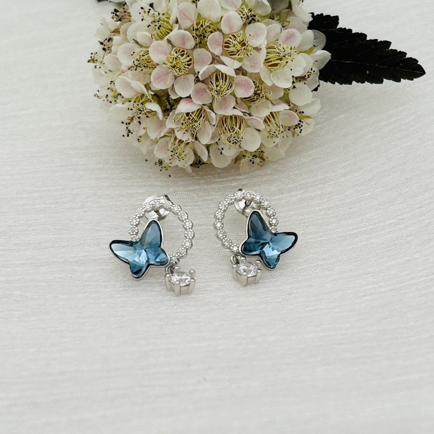 C1396 Butterfly Earrings SW