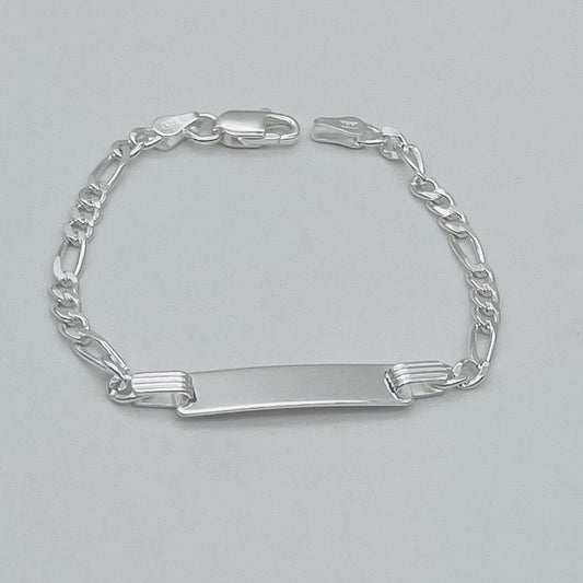 CH789 Figaro ID Bracelet 5" long