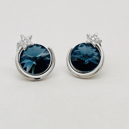 C1242 Indigo Earrings